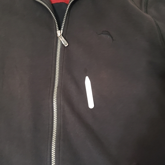 Tommy Bahama full zip Jacket Men's medium black - Picture 6 of 8